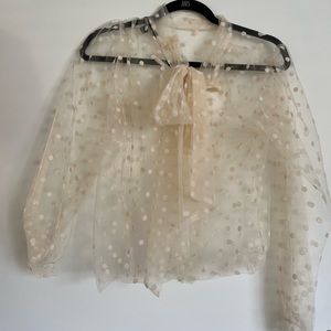 Banana Republic sheet blouse
